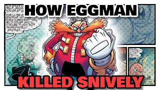 The Time Eggman KILLED Snively  Weird Sonic Comics [upl. by Dragone]