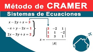 Cramers Rule  3x3 Linear System [upl. by Naimerej]