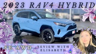 2023 Toyota Rav4 Hybrid  SE AWD Review [upl. by Iorgo81]