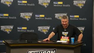 Full Press Conference Following Towson Mens Basketballs Victory Over Northeastern [upl. by Dekow]