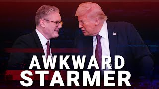 Keir Starmer humiliated by Trump and Vance during very awkward White House visit [upl. by Janeen]