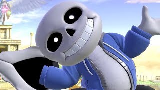 Sans in Super Smash Bros Ultimate DLC [upl. by Irrek]