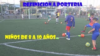 trabajo de definición en fútbol niños [upl. by Hazel]