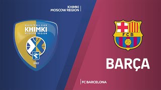 Khimki Moscow Region  FC Barcelona Highlights  Turkish Airlines EuroLeague RS Round 19 [upl. by Rramo]