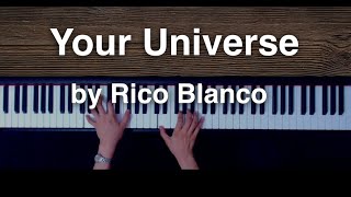 Your Universe by Rico Blanco piano cover  sheet music [upl. by Aerona]