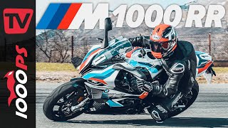 BMW M 1000 RR Test auf Rennstrecke und Landstraße [upl. by Llerdnek]