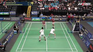 Match Point  Goulin  Cuevas FRA  Christensen  Mouritsen DEN  XD Final  EU17C23 [upl. by Itirahc]