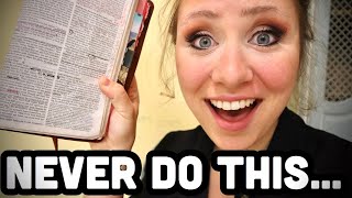 BIBLE STUDY TIPS how to read the bible for beginners [upl. by Arlina331]