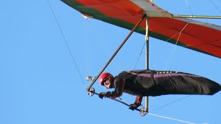 Hang Glider Launch amp Flight at Dunstable Downs 😎 [upl. by Lion]