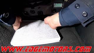 2009 to 2016 Audi A4 Cabin Air Polen Filter Replacement DIY by Edge Motors [upl. by Eiggam]