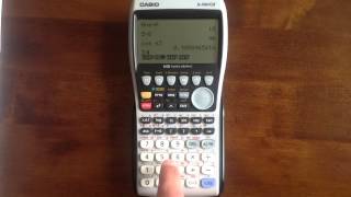 Casio Graphical Calculators Basics fx9860GII CG20 CG50 [upl. by Casar986]