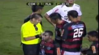 Flamengo elimina Corinthians Libertadores 2010 Narração Engraçada [upl. by Novhaj]