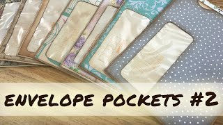 How to make window envelope pockets  Junk Journal ideas [upl. by Gies876]