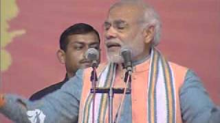 Narendra Modis speech at Sadbhavna Mission in Bharuch [upl. by Eessac]