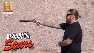 Pawn Stars BreechLoading Pistols Season 15  History [upl. by Ilrebmik]