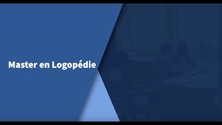 Découvrez le master en Logopédie à lULB [upl. by Danie]