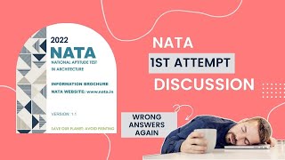 NATA 2022 paper Discussion  1st attempt  NATA Preparation 2022 [upl. by Mas]