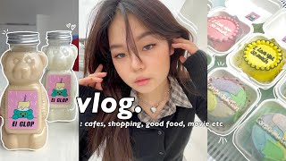 daily vlogs in korea cafes mukbangs shopping etc [upl. by Arlena515]