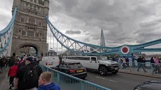 Walking Around London Bridge  Tower Bridge  Tower of London  United Kingdom [upl. by Gary]