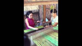 Weaving raffia in Bohol [upl. by Claudian300]