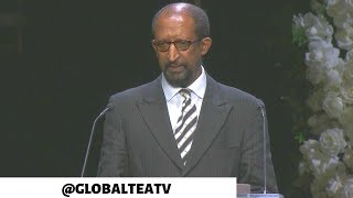 NIPSEY HUSSLES FATHER DAWIT ASGHEDOMS EULOGYSPEECH AT HIS CELEBRATION OF LIFE MEMORIAL IN LA [upl. by Jase]