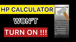 HP 48 Calculator won’t turn on EASY Fix [upl. by Akym892]