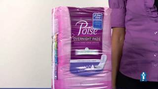 Poise Overnight Pads [upl. by Attehcram]