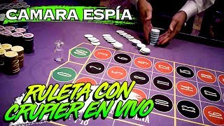 Entre a un casino con camaras espía a jugar ruleta con crupier  PKM [upl. by Anelah392]