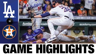 Dodgers vs Astros Game Highlights 52521  MLB Highlights [upl. by Nnaeirb11]