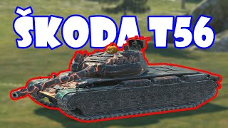 Škoda T56  Ace Wot Blitz [upl. by Yreva]