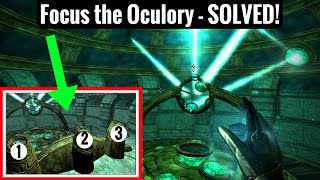 How to FOCUS THE OCULORY Puzzle Revealing the Unseen Quest  Skyrim Remastered [upl. by Adnerak]