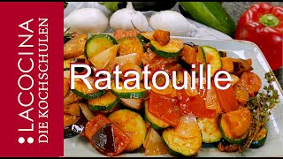 Knackiges Ratatouille zubereiten  Französische Küche  Rezept der La Cocina [upl. by Rains251]