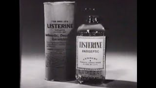 Vintage Commercials Listerine 1950s [upl. by Kotto]