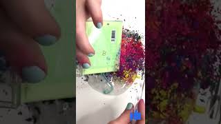 Mixing Slime with Makeup Lipstick amp Eyeshadow Slime Mashup [upl. by Ebba253]