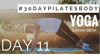 30Day Pilates Body Challenge Day 11  Yoga with Sarah Beth [upl. by Ardien126]