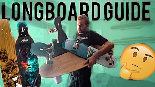 LONGBOARD GUIDE  Which Longboard Should You Buy [upl. by Sueddaht]