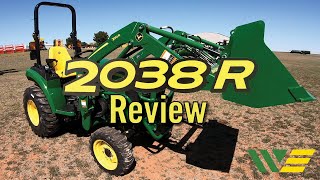 2023 John Deere 2038R Tractor Review amp Walkaround [upl. by Nashner396]