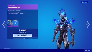 NEW SPIRE IMMORTAL SKIN Fortnite Item Shop Change Today LIVE Fortnite Battle Royale [upl. by Flossie]