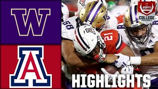 Washington Huskies vs Arizona Wildcats  Full Game Highlights [upl. by Egdirdle]