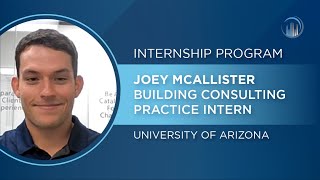 Summer Internship Program  Joey McAllister [upl. by Yetnom129]