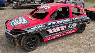 1300 Saloon Stockcars Gold Roof Championship 2024 Skegness Raceway 210724 [upl. by Attenad]