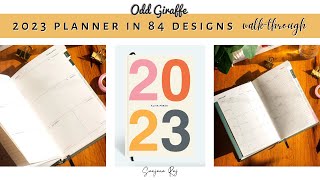 Odd Giraffe 2023 Planner  Indian Planners 2023  Sanjana Raj [upl. by Eniar]