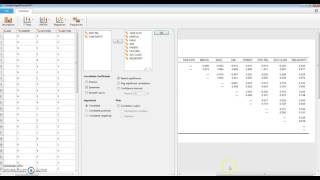 Correlation Matrix in JASP [upl. by Amikahs]