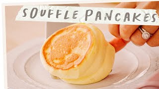 Perfect SOUFFLE PANCAKE Recipe  1 EGG Easy amp Fluffy Soufflé Pancakes [upl. by Anitreb542]