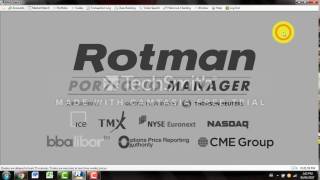 TUT How to Use Rotman Portfolio Manager Basics [upl. by Dev363]