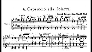 Bortkiewicz  Capriccio alla Polacca Op 65 No 4 [upl. by Gernhard]