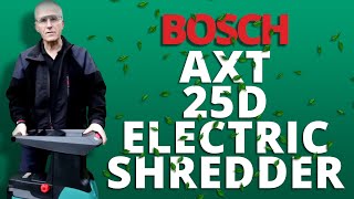 Bosch AXT 25 D 2500W Electric Shredder  Toolstop Guide [upl. by Kaylil618]