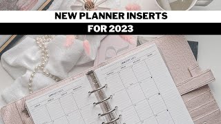 New Planner Inserts for 2023 [upl. by Oxley]