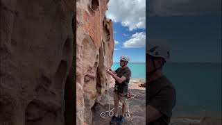 Ascending a fixed rope with a GriGri amp ascender [upl. by Macdonald]