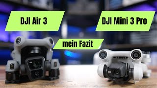 DJI Mini 3 Pro vs DJI Air 3  Mein Fazit [upl. by Anaihsat]